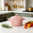 thumbnail image 1 of Ohmyroo Mini Ceramic Casserole Dish With Lid For Individual Portions, 1 of 7