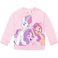 thumbnail image 2 of My Little Pony Pipp Sunny Zipp Storm Big Girls Fleece Sweatshirt and Leggings Outfit Set Toddler to Big Kid, 2 of 5