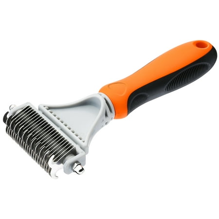 VicTsing Double Sided Dematting Comb & Grooming Brush for Dogs & Cats ...