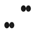 thumbnail image 1 of Methold Auriculares Cojín Almohadilla para la oreja Reemplazo de protección transpirable montado en la cabeza profesional para auriculares Negro 2piezas, 1 of 6