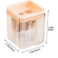 thumbnail image 6 of FEOLGEHLY 4 Pcs Handheld Pencil Sharpeners with Lid, Multicolor Dual Hole Manual Little Sharpener for Crayons Graphite Pastel Colouring Lip Liners Eye Brow Pencils, Office Supplies, Random, 6 of 9