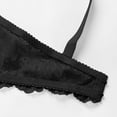 thumbnail image 5 of AJGRHE Women Support BraDouble Lace Lingerie Bra for Plus Size Comfort and Support 90D Black, 5 of 5