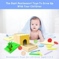 thumbnail image 3 of Kit de juego Montessori Adena 5 en 1 de madera para bebés de 1 año, 3 of 8