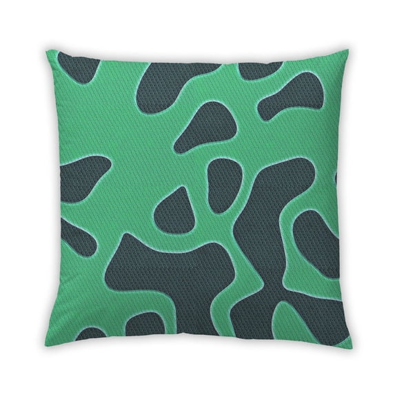 Ahgly Company Outdoor Square Contemporary Throw Pillow, 18 inch by 18 inch