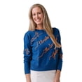 thumbnail image 5 of Women's Royal Florida Gators Love Note Embroidered Pullover Sweater, 5 of 5