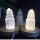 thumbnail image 4 of Gift for the Family 6cm Natural Quartz Crystal Selenite Tower Lamp with 7 Color Base Ref: 7003, 4 of 5