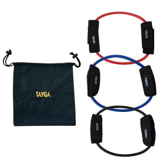 Kit Avanzado Ligas de Resistencia Tayga Para Tobillos