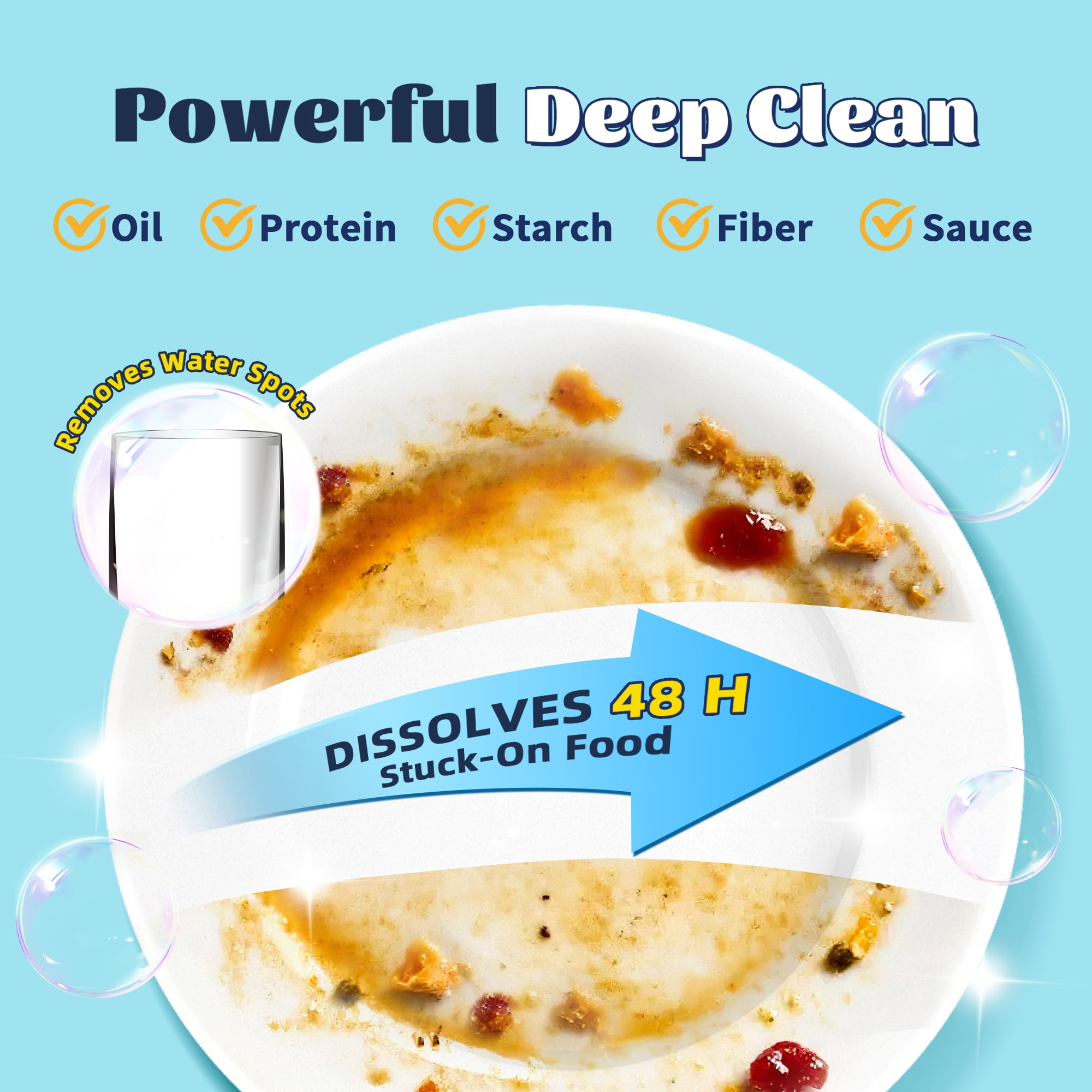 Dishwasher Detergent Powder + Booster, 90 Loads | Plastic-Free, Natural & Eco-Friendly Dishwasher Soap, Concentrated Plant-Based Enzymes - Cuts Grease & Grime, No Water Spots (Fragrance-Free)