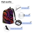 thumbnail image 3 of Easygdp A Bright Abstract Mochila de Lona Resistente para Laptop, Compatible con Laptops de 15 a 17 pulgadas, Ideal para Escuela, Trabajo y Viajes-Medium, 3 of 5