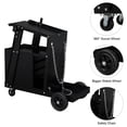 thumbnail image 2 of QXDRAGON 4-Drawer Rolling Welding Cart, MIG TIG ARC Plasma Cutter Machine Heavy Duty Welding Welder Cart with Tank Storage & 2 Cable Hooks & Safety Chain, 150 Lb Capacity, 2 of 10