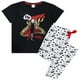 thumbnail image 1 of 101 Dalmatians - Juego de Pijama de Cruella De Vil You Beasts para Mujer (Negro/Blanco), 1 of 4