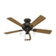 thumbnail image 1 of Ventilador de techo Hunter Swanson 44" LED Bronce 5 aspas con cadena de tiro, 1 of 9