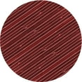 thumbnail image 1 of Ahgly Company Indoor Square Patterned Grapefruit Red Area Rugs, 3' Square, 1 of 6