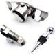thumbnail image 3 of 3 tapones para botellas de vino y 3 tapones para champán, tapones para sellar botellas de ahorro de vino de acero inoxidable, corchos, para bebidas, champán, vino espumoso, bar, boda, vacaciones,, 3 of 5