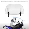 thumbnail image 2 of Pare-brise réglable pour moto, déflecteur de vent universel pour MT07, MT09, MT10, R1, R3, FZ6, TMAX530, TMAX 500, transparent, 2 of 4