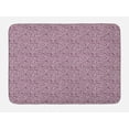 thumbnail image 1 of Floral Bath Mat, Top View of a Clutter of Roses in Monochrome Style and Romantic Feels, Plush Bathroom Decor Mat with Non Slip Backing, 29.5" X 17.5", Plum and White, by Ambesonne, 1 of 2