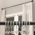 thumbnail image 6 of 30 Pack Curtain Rings with Clips, Heavy Duty Drapery Clip,Tension Rods Hooks, Polish Silver Curtain Hooks Hangers, 6 of 7