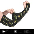 thumbnail image 2 of Kdxio Bee Floral Print UV Sun Protection Arm Sleeves - Tattoo Cover Up - Basketball Arm Sleeve UPF 50 Cooling for Men Women, 2 of 7