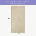 thumbnail image 2 of Chunky Knit Blanket Throw x Hand Knitted Chenille Throw Blanket Small Soft Thick Yarn Cable Knit Blanket Cute Rope Knot Crochet Throw Blankets for Couch Bed Sofa (Light ), 2 of 8