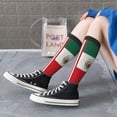 thumbnail image 7 of America Mexican Flag Knee High Socks for Women Long Leg Warmers Socks, 7 of 7