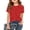 Wine, variant on Grblisyd 4th of July Girls T Shirts Red White Blue Kids Summer Tops Crewneck Short Sleeve Patriotic Graphic Tees 7-8 Years