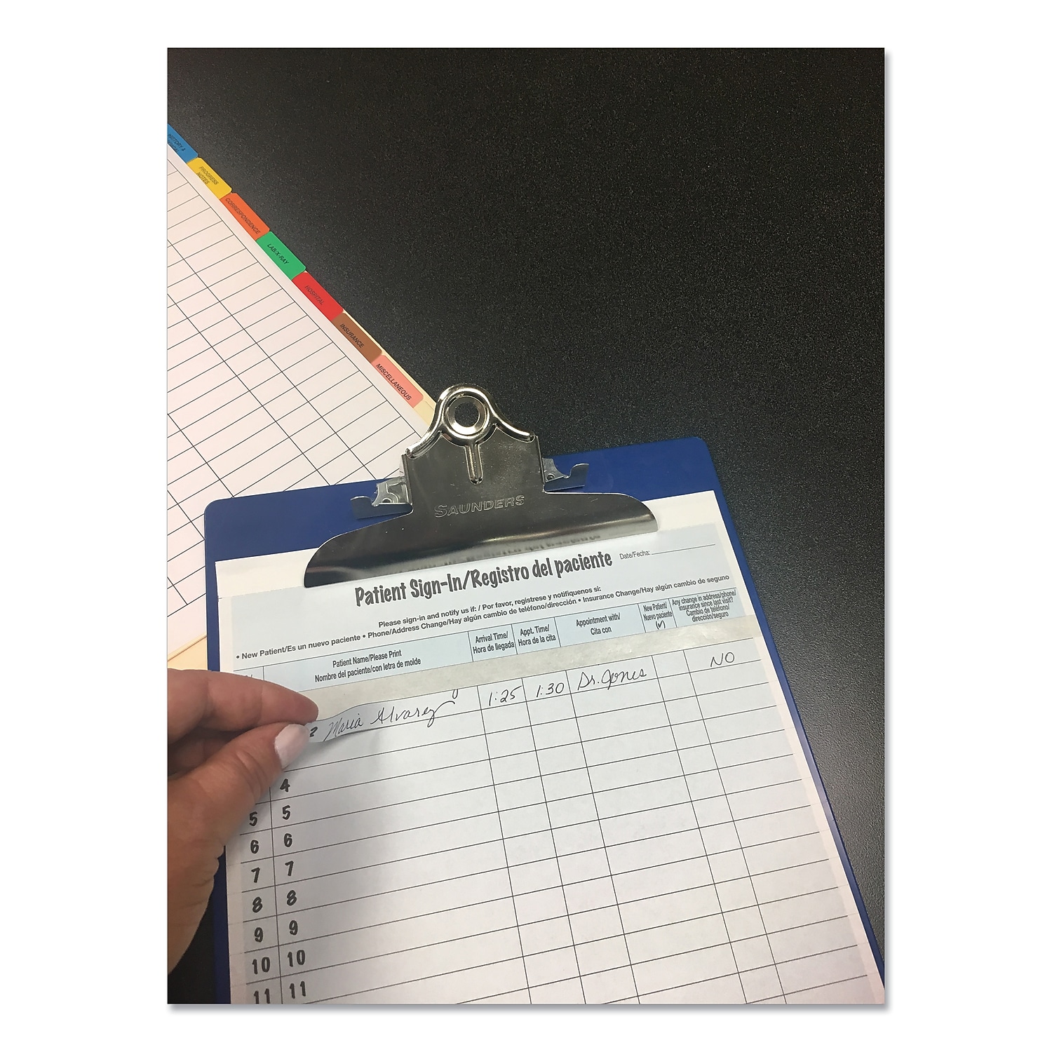 Tabbies, TAB14541, Patient Sign-in Label Forms, 125 / Pack