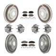 thumbnail image 1 of Transit Auto Front Rear Hub Bearings Assembly Coated Disc Brake Rotors and Ceramic Pads Kit (10Pc) for Car Cadillac XT5 Buick Enclave XT6 4WD - Left Right Side (Driver Passenger) KBB-123679, 1 of 11