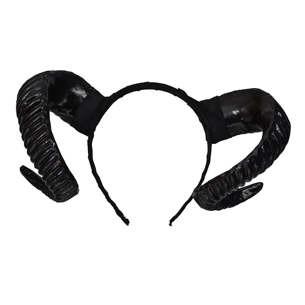 HOMEMAXS Artificial Sheep Horn Headband Cosplay Hair Hoop Performance