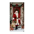 thumbnail image 6 of FeiFu Christmas House Door Cover Curtain Holiday Door and Wall Decor Festive Design for Home Entryway Holiday Atmospheres, 6 of 6