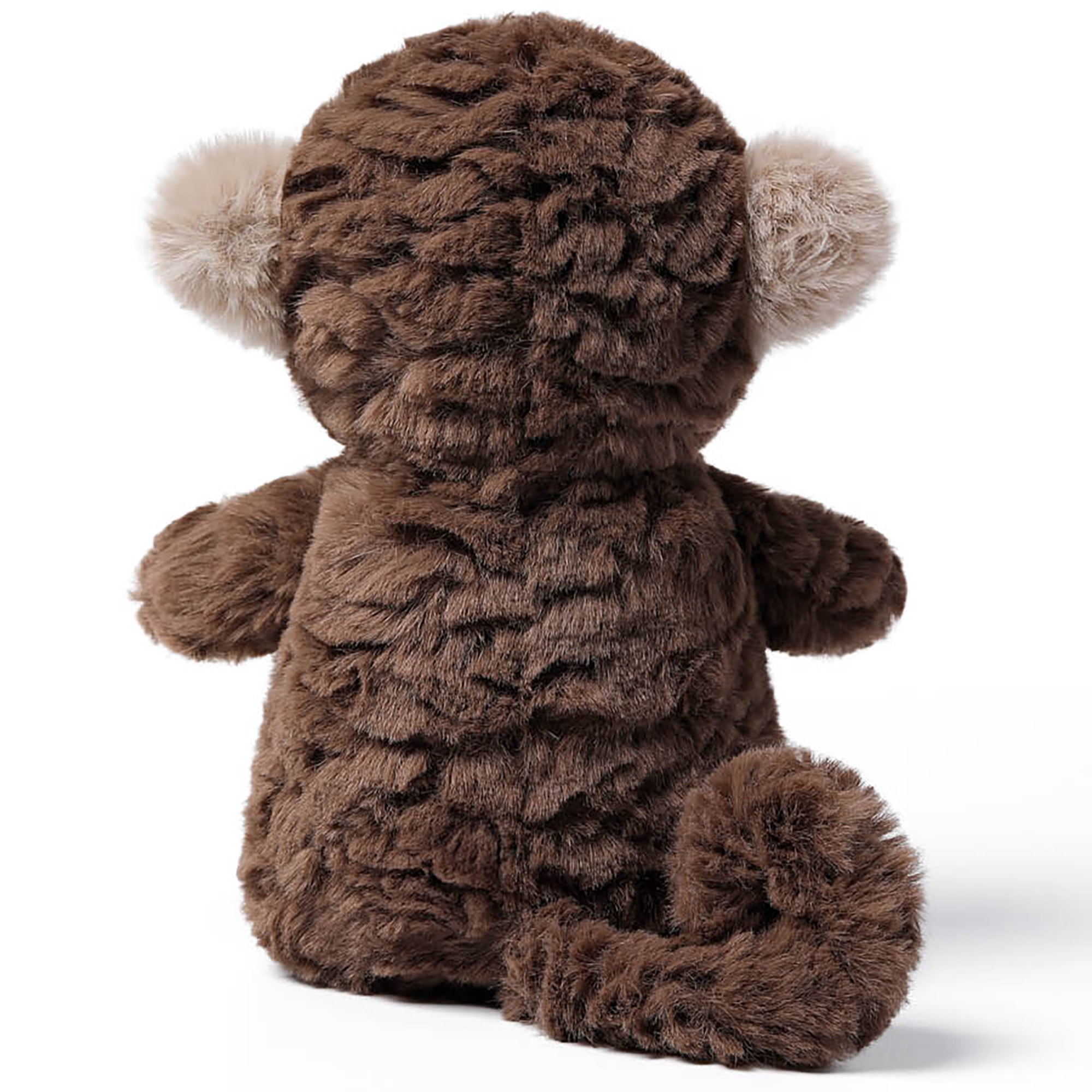 McHugs: Kindergarten Series - Little Naughty Monkey - 7" Brown Stuffed Animal Plush, Soft Weighted Cuddle Toy, Cozy Play Companion, Baby-Toddler-Kids