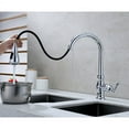 thumbnail image 3 of Ultra Faucets UF14100 Chrome Single-Handle Kitchen Faucet With Pull-Down Spray, 3 of 3