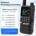 thumbnail image 2 of TIDRADIO TD-H3 Plus GMRS Radio Handheld,Bluetooth-Headphone-connectable,Wireless Programming with 711 Antenna, 2Pack, 2 of 11