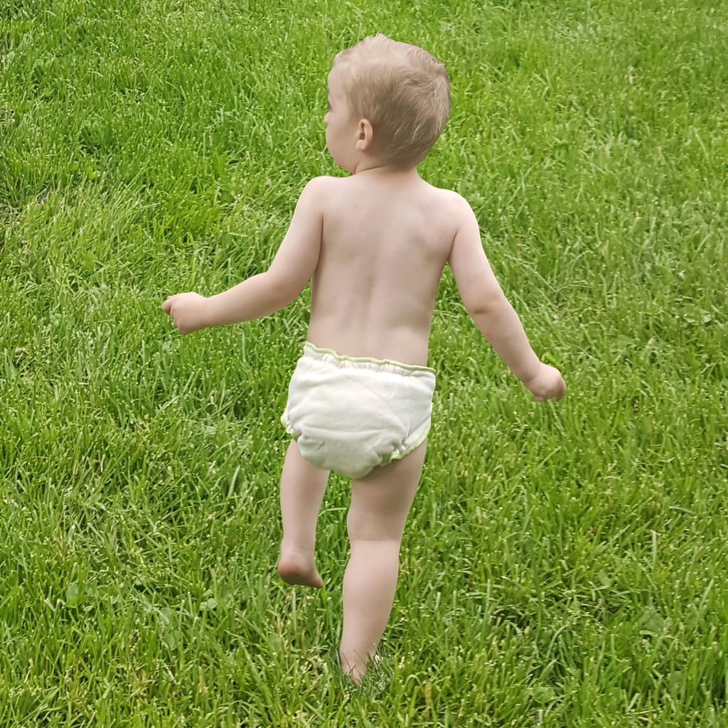 Baby Stay-Dry Hemp Night Fitted Cloth Diaper, One Size (1-pack)