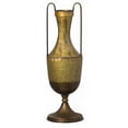 thumbnail image 3 of Decorative Antique Style 2 Handle Metal Jug Floor Vase for Entryway, Living Room or Dining Room, 3 of 8