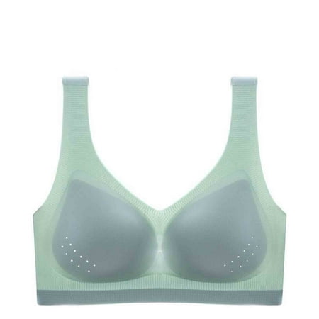 

Kiplyki Bras for Women Clearance Ice Silk Lymp Detoxification and Shaping & Powerful Lifting Bra Non-Marking Comfort Bras