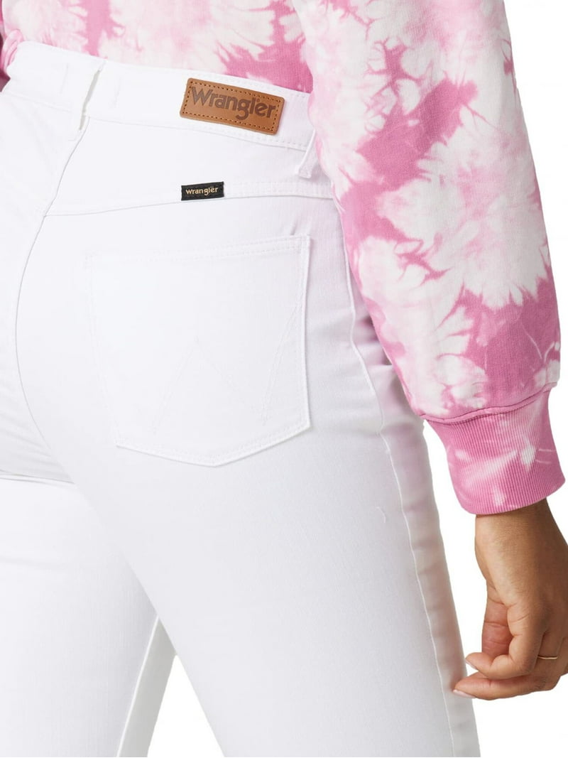 Jeans Wrangler High Rise Unforgettable Skinny - Vaqueros Ajustados De Talle Alto Para Mujer, Con Elasticidad Y Estilo Western