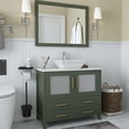 thumbnail image 3 of Vanity Art 36" Single Sink Freestanding Bathroom Vanity Set with Engineered Marble Top and Mirror, 3 of 10