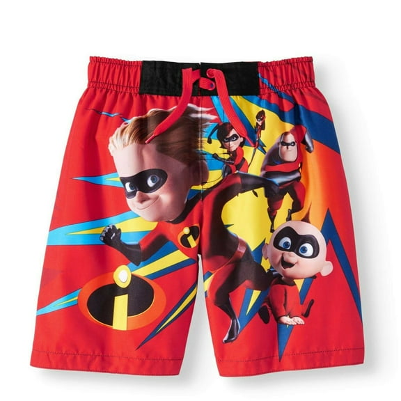 Disney Incredibles Swim Trunks Shorts Boy Size 7