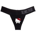 thumbnail image 3 of Kawaii Hello Kitty Sanrio Anime Tanga Sexy para mujer, correas de flejado para mujer, bragas de tentación Sexy delgadas, regalo de cumpleaños Kawaii, 3 of 4