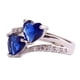 thumbnail image 4 of Anillo de piedra preciosa blanca y arcoíris con corte de corazón para mujer, joyería para amantes de la moda Wmkox8yii  fajkfhkj1403, 4 of 5