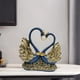 thumbnail image 5 of Elegante pareja de cisnes escultura de estatua de adornos de resina regalos para boda, decoración de Valentín decoración de estatua rom Colco estatua de escultura de escritorio, 5 of 8