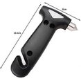 thumbnail image 5 of Emergency Hammer Window Breaker Hammer Rescue Hammer Automobile Car Rescue Hammer Seat Belt Cutter Black, 5 of 5