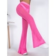 thumbnail image 4 of 2026 Summer New Net Fabric See-through Pants High Waist Pant Fashion Clothes Sexy Bottom Breathable Clothing Comfortable Outfit Casual Culottes, 4 of 6