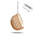 thumbnail image 3 of AURARMLET Porch Swing Spring 1 Set Heavy Duty for Home Use Silver Carbon Steel, 3 of 8
