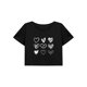 thumbnail image 1 of Ropa corta para mujer, camiseta corta suave y elegante para el trabajo, la playa y el camping M, 1 of 7