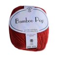 thumbnail image 2 of Bamboo Pop Yarn - True Red #136 - Bamboo & Cotton - 100g Skein, 292 Yds per Skein, 2 of 2