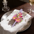 thumbnail image 7 of Bridal Corsage Bridal and Groom Corsage, Artificial Wedding Flower Boutonniere for Lapel Decoration Groom Boutonniere Baby's Breath Boutonnière Lavender & Orchid Boutonnière, 7 of 7