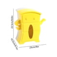 thumbnail image 3 of Dvkptbk plastic tissue box Colorful Funny Plastic Tissue Cover Box with Support-Spring for Office Home Kitchen Toilet, 3 of 6