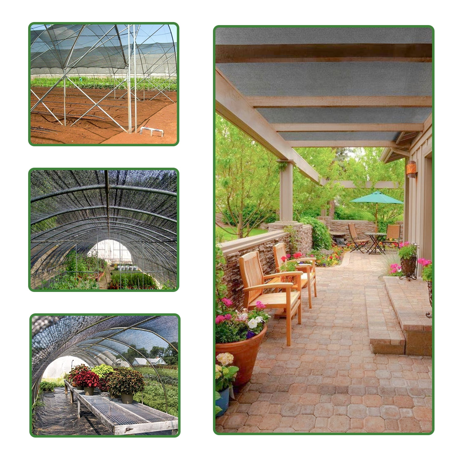 WeGuard Sun Mesh Shade 6 ft x50 ft Netting with UV Resistant