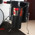 thumbnail image 4 of BLEEUS Waterproof Drumsticks Bag Holder Drum Stick Bag Case With Handle (Black) Musical Instruments Supplies (Black), 4 of 8